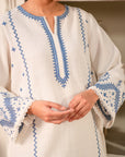 Latest 2-Piece Embroidered Linen Suit for Women in Pakistan – Ideal for All Occasions