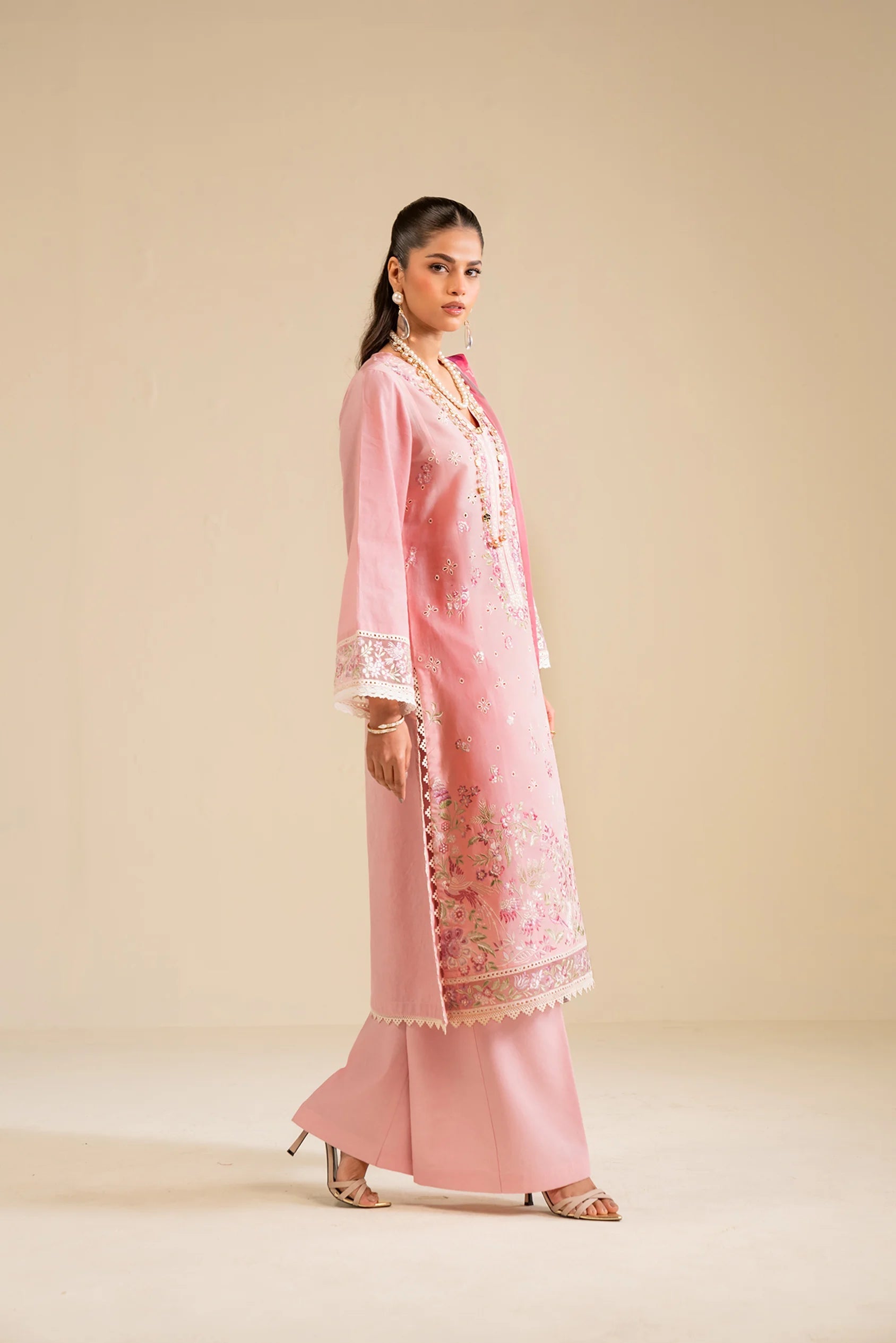 3 Piece Embroidered Lawn Suit Pret SS - 25