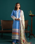 3 Piece Embroidered Lawn Suit Unstitched SS - 25