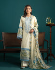 3 Piece Embroidered Lawn Suit Unstitched SS - 25