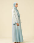 Soft Blue Abaya Modest Wear - 25