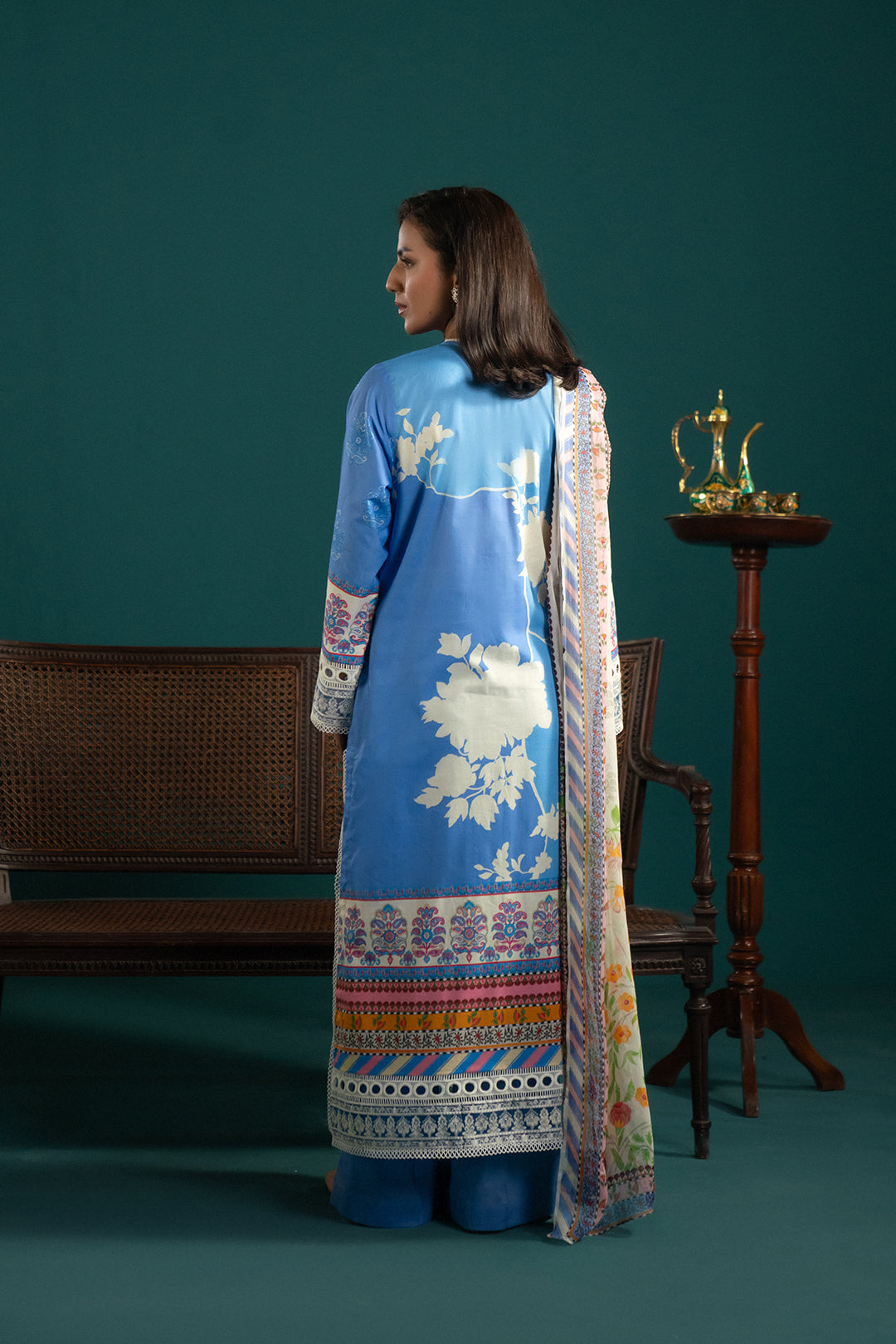 3 Piece Embroidered Lawn Suit Unstitched SS - 25