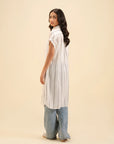 Loose Fit Striped Shirt for Women – Comfortable & Modern Cotton Tunic