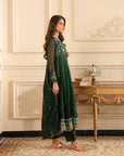 Luxury embroidered chiffon suits for formal occasions