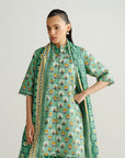3 Piece Printed Lawn Suit