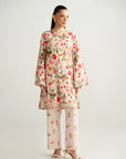 2 Piece Embroidered Lawn Co-Ord Set