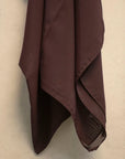 Maroon abaya scarf fabric close-up – scarf for abaya WAB161112 Beyond East