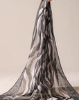 Monark black & white dupatta design and shop online pakistan