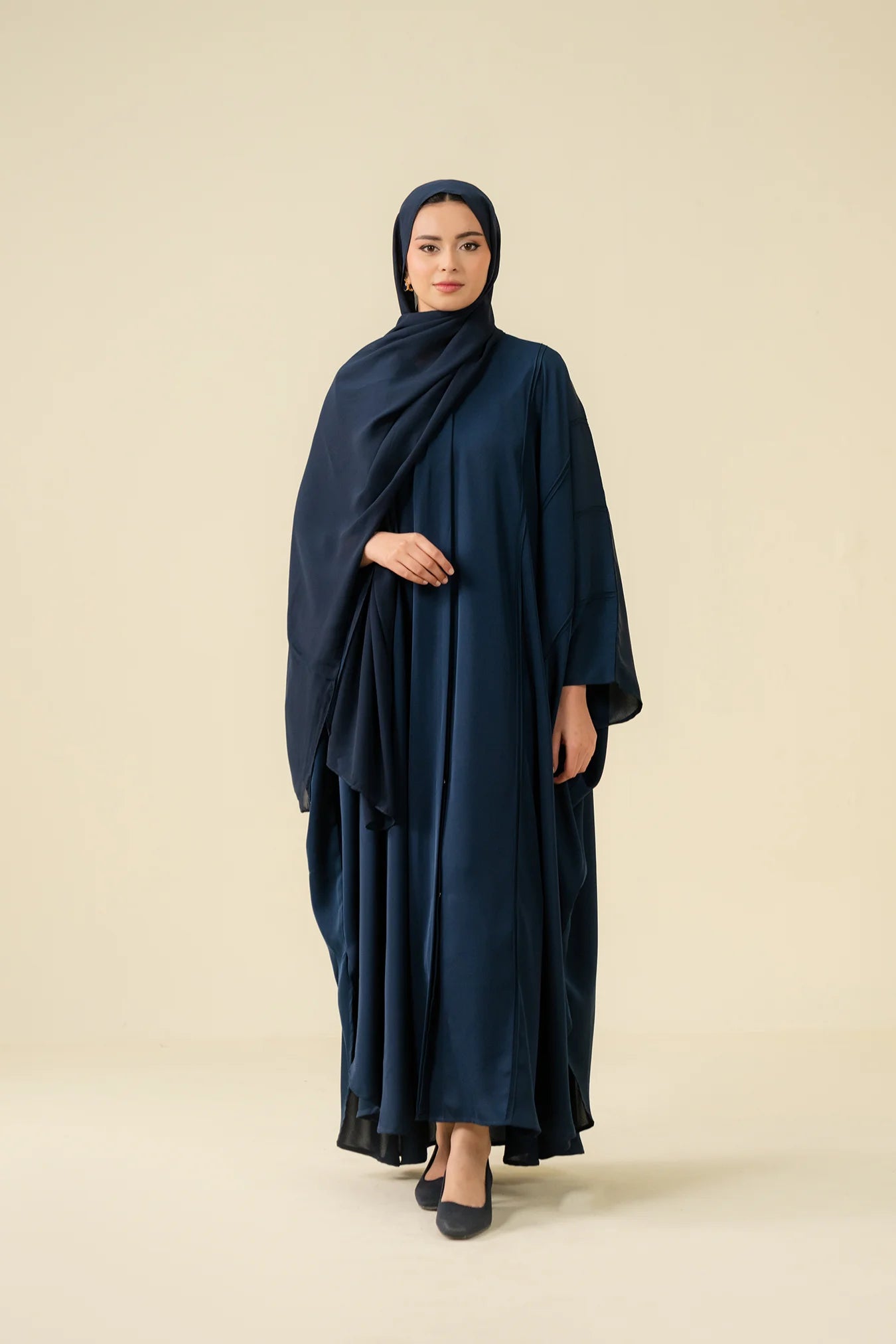 Navy Blue Abaya Beyond East Best Abaya Brand in Pakistan