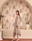 3 Piece Printed Khaddar Suit Pret Winter-24