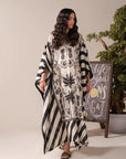 Pakistani Long Dress – Stylish Printed Lawn Maxi Kaftan for Summer Wear