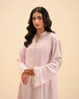 Pastel Pink Kurta Trouser Set – Elegant & Modest Fashion for Women
