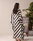Printed Lawn Kaftan Dress – Comfortable and Trendy Pakistani Long Dress