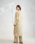 2 Piece Printed Linen Suit Pret Winter-24