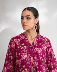 Shop 2-Piece Pink Khaddar Suit – Chic Print and Perfect for Women’s Wardrobe