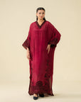 Shop Kaftan Dress in Red Color
