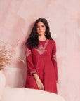 Shop Maroon Karandi Shirt – Perfect for Winter & Casual Wear