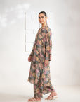Shop Trendy 2-Piece Printed Karandi Suit in Grey – Soft & Stylish for Everyday Wear