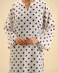 Shop trendy polka dot cambric suit – perfect for casual & semi-formal wear.