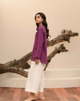 Shop women’s embroidered khaddar shirt online, a perfect choice for bold and chic winter styling