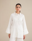 Stylish Azadi Day outfit in green and white for women in Pakistan