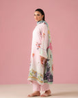Stylish nishat linen suit – unstitched 3 piece embroidered linen outfit with digital printed shirt, warm trouser, and lightweight doriya dupatta, perfect for women in USA & UK