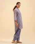 Stylish printed cambric shirt with shalwar – perfect for everyday elegance.