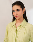 Trendy 1 Piece Yarn Dyed Shirt for College Girls – Stylish & Comfortable for Every Occasion