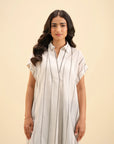 Trendy Midi-Length Cotton Shirt – Versatile Casual & Office Wear for Women