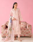 3 Piece Embroidered Lawn Suit Pret SS - 25