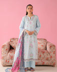 3 Piece Embroidered Lawn Suit