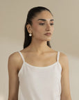 White Knitted Camisole