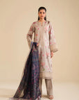 3 Piece Embroidered Lawn Suit Unstitched Summer - 25