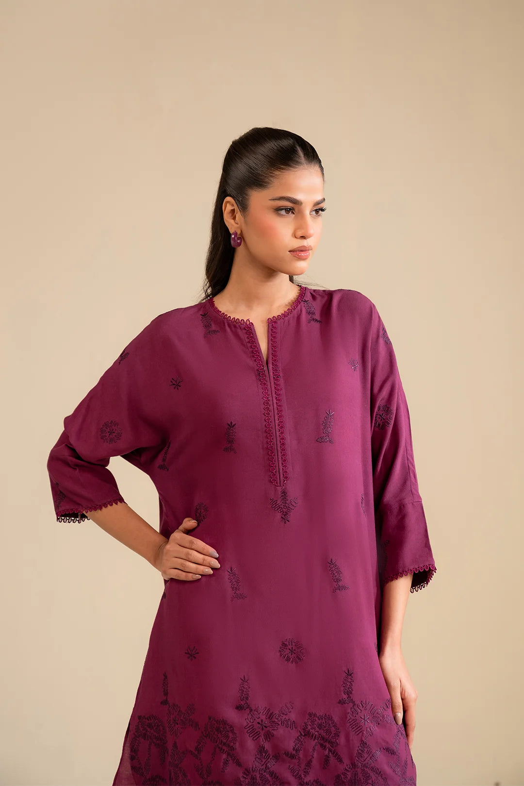 2 Piece Embroidered Lawn Suit Pret SS - 25
