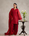cotton net dupatta suits