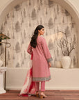 3 Piece Printed Khaddar Suit Pret Winter-24