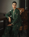 2 Piece Embroidered Cambric Suit