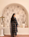 3 Piece Printed Khaddar Suit Pret Winter-24