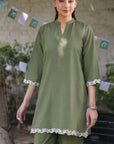 1 Piece Embroidered Lawn Shirt