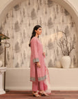 3 Piece Printed Khaddar Suit Pret Winter-24