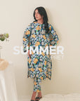 2 Piece Printed Cambric Suit