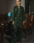 2 Piece Embroidered Cambric Suit