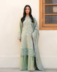 3 Piece Embroidered Khaddar Suit Unstitched Winter-24