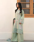 3 Piece Embroidered Khaddar Suit Unstitched Winter-24