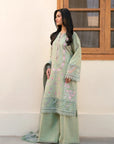 3 Piece Embroidered Khaddar Suit Unstitched Winter-24