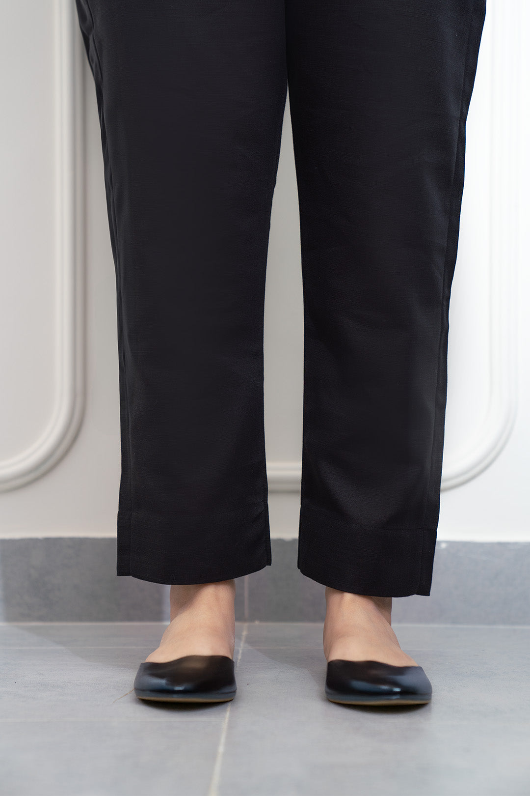 Straight Khaddar Trouser Pret Winter-24