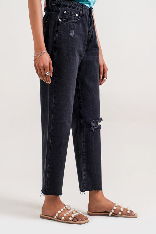 High Rise Cropped Jeans