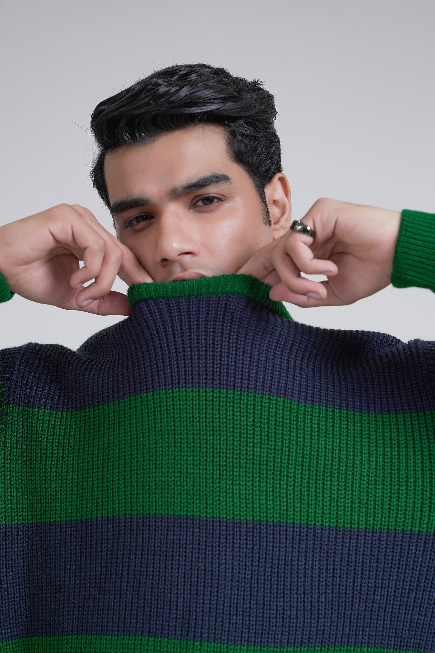 Striped Chunky Sweater