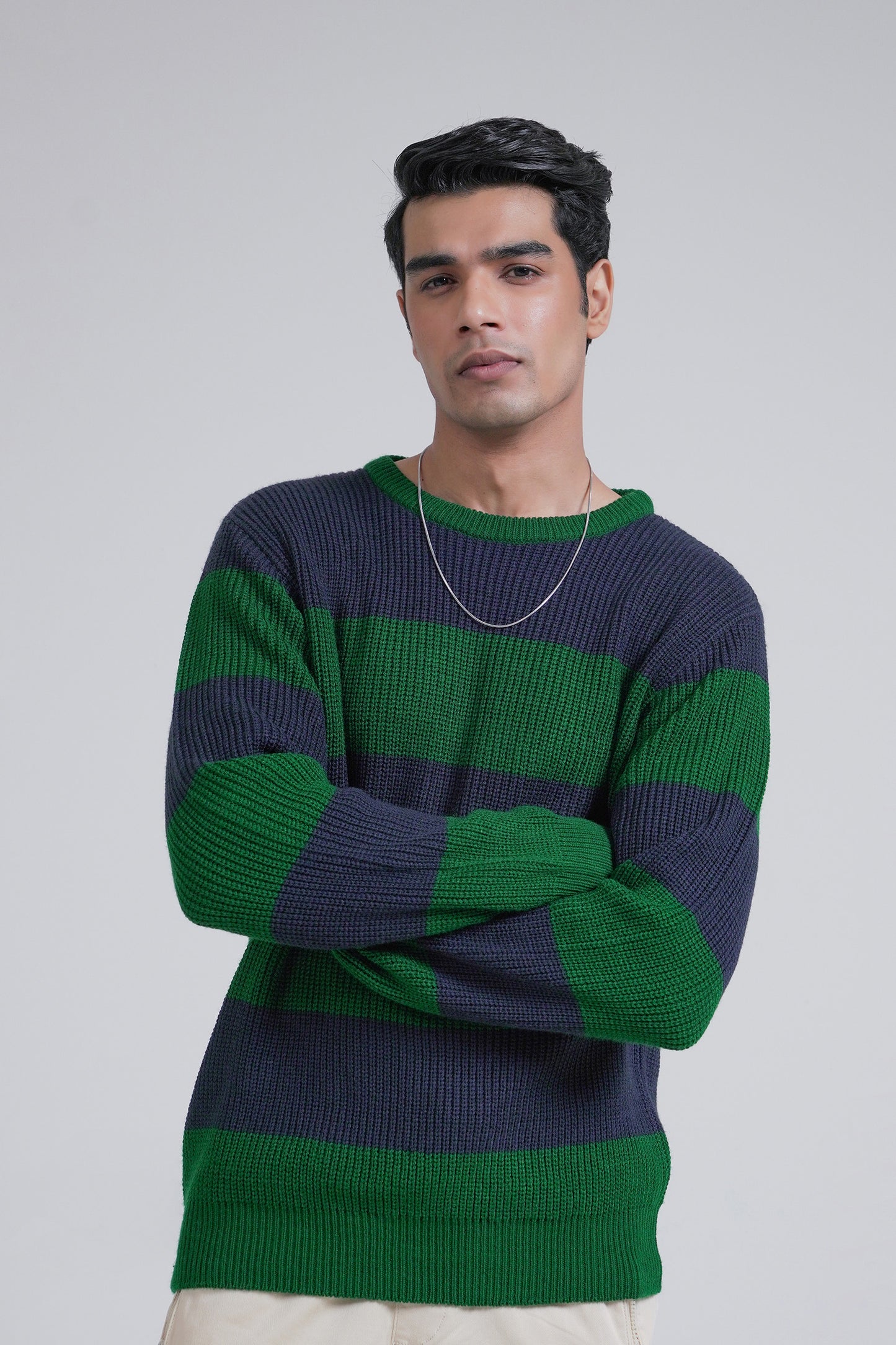 Striped Chunky Sweater