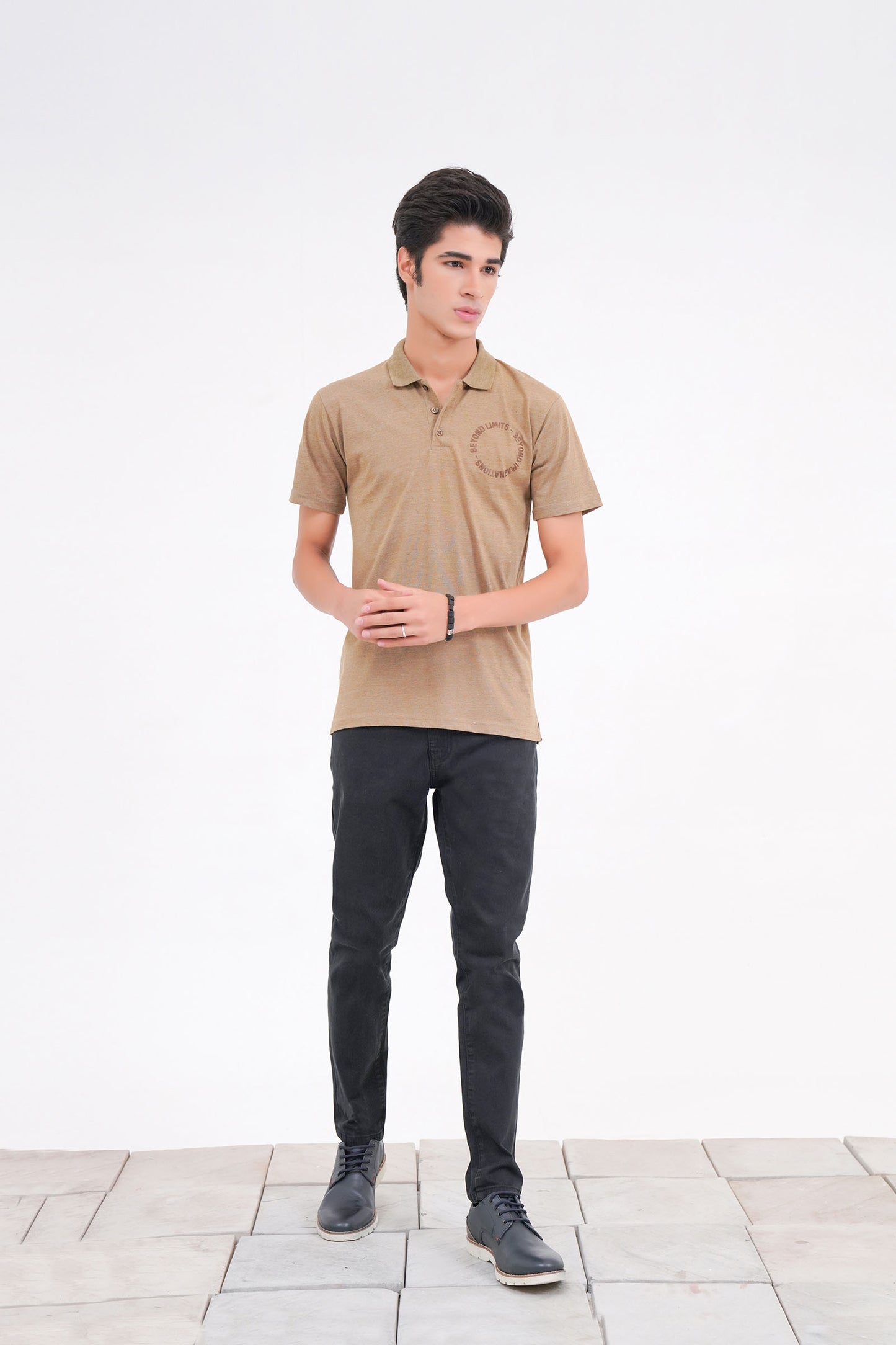 Color-blocked Polo